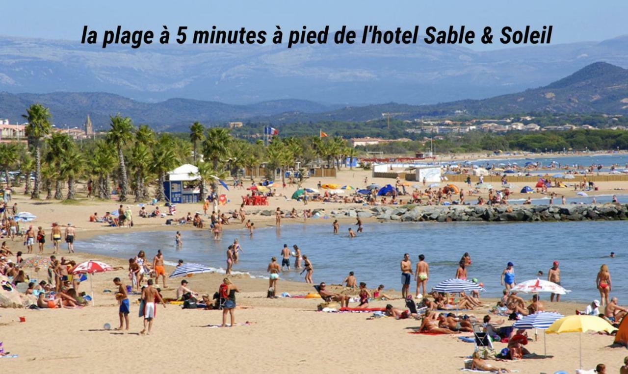 Hotel Sable Et Soleil - Port et Plage Fréjus Extérieur photo